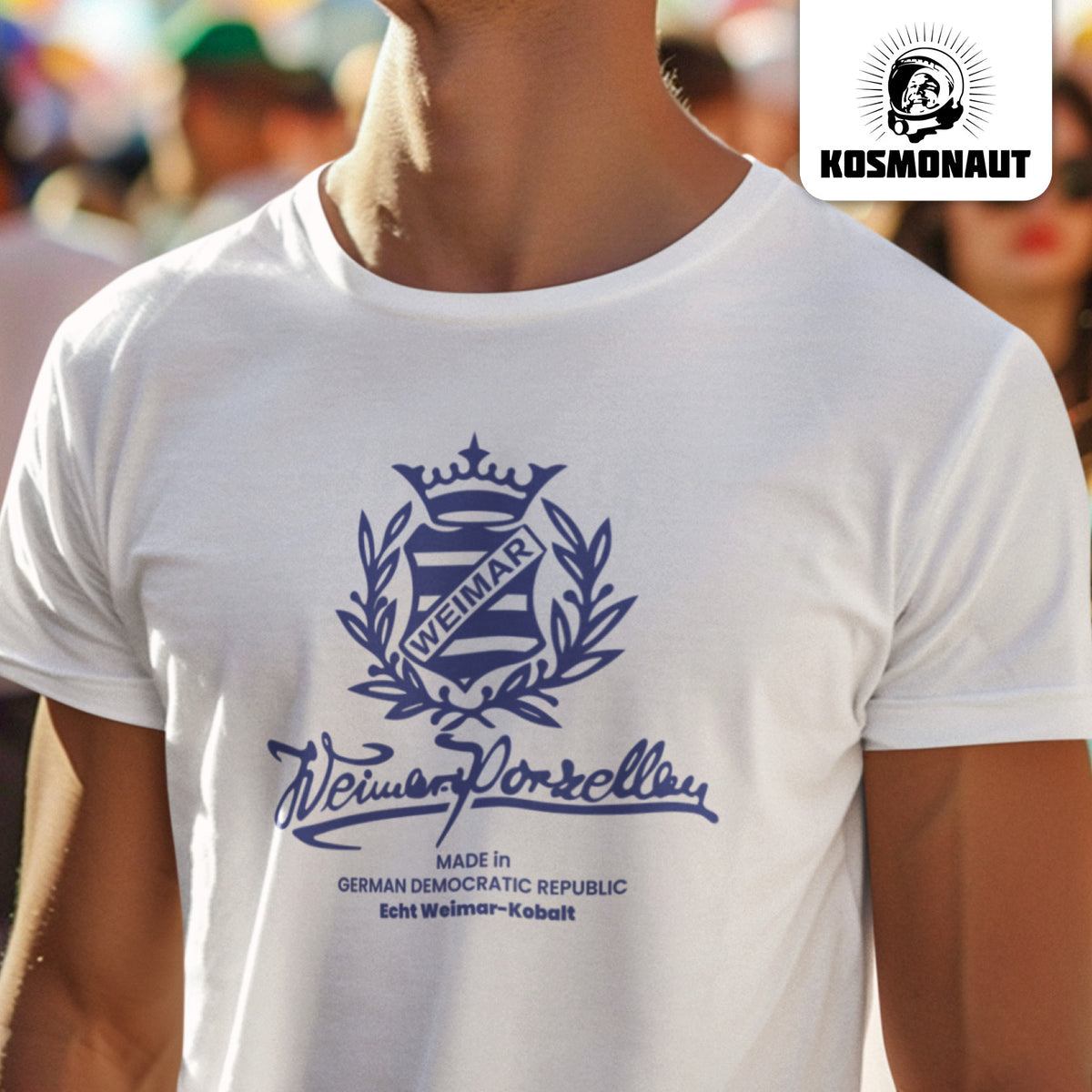 DDR Ostalgie Shirt Unisex • WEIMAR-PORZELLAN BLANKENHAIN
