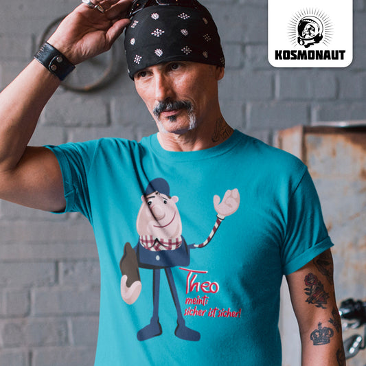 DDR Ostalgie Shirt Unisex • ARBEITSSCHUTZ THEO - SICHER IST SICHER