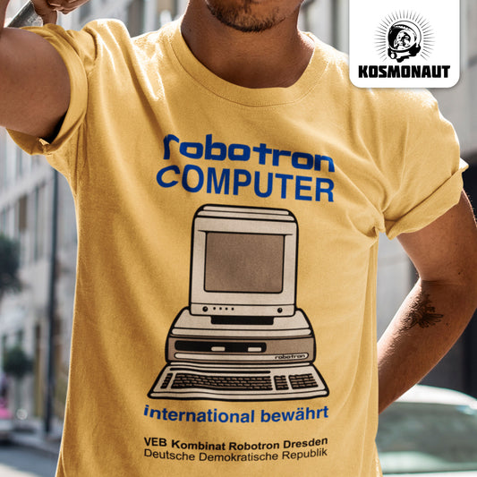 DDR Ostalgie Shirt Unisex • ROBOTRON COMPUTER DRESDEN