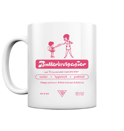 DDR Ostalgie Tasse • DDR-BUTTERBROTPAPIER