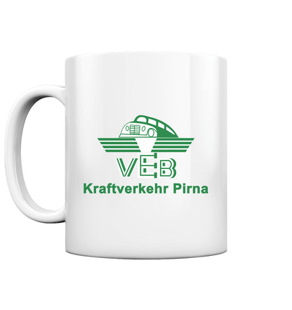 DDR Ostalgie Tasse • VEB KRAFTVERKEHR PIRNA