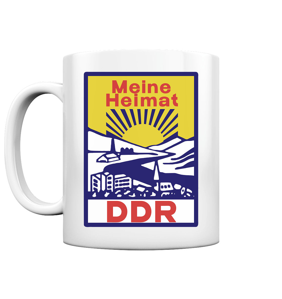 DDR Ostalgie Tasse • MEINE HEIMAT DDR