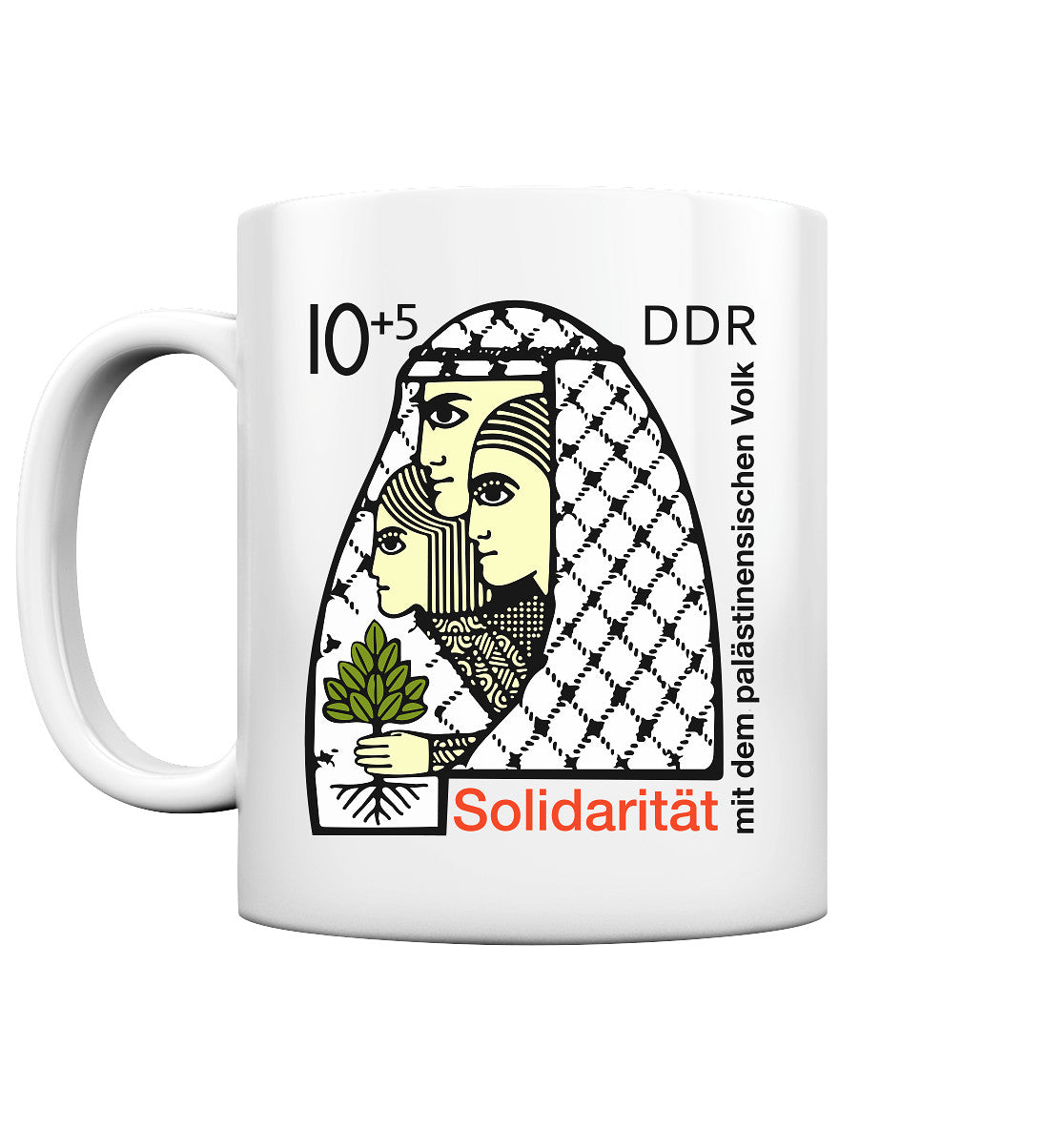 DDR Ostalgie Tasse • SOLIDARITÄT MIT DEM PALÄSTINENSISCHEN VOLK