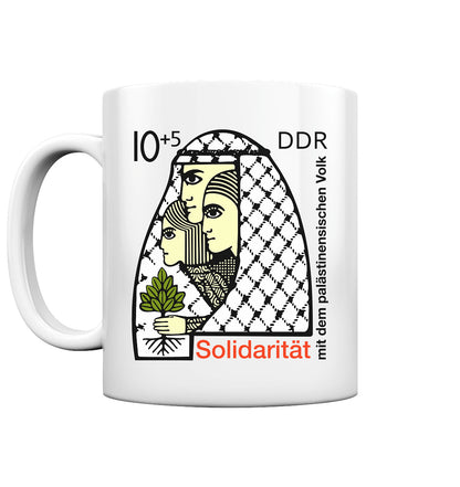 DDR Ostalgie Tasse • SOLIDARITÄT MIT DEM PALÄSTINENSISCHEN VOLK