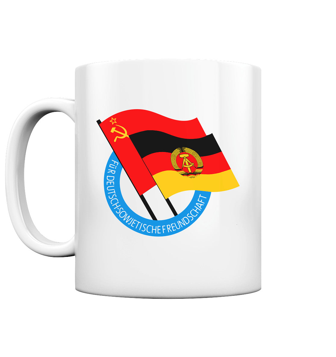 DDR Ostalgie Tasse • DEUTSCH SOWJETISCHE FREUNDSCHAFT