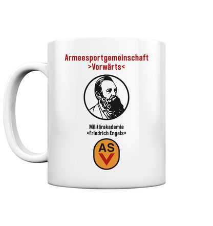 DDR Ostalgie Tasse • ASV MILITÄRAKADEMIE FRIEDRICH ENGELS