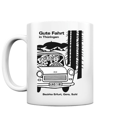 DDR Ostalgie Tasse • GUTE FAHRT IN THÜRINGEN