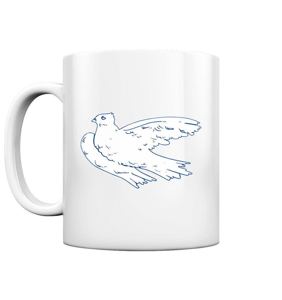 DDR Ostalgie Tasse •  DDR - KLEINE WEISSE FRIEDENSTAUBE