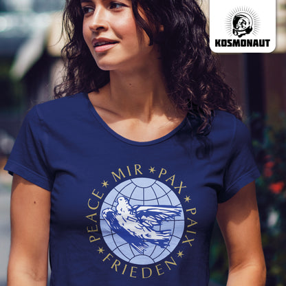 DDR Ostalgie Shirt Mädels • PEACE, MIR, PAX, PAIX, FRIEDEN - DDR-ERSTTAGSBRIEF