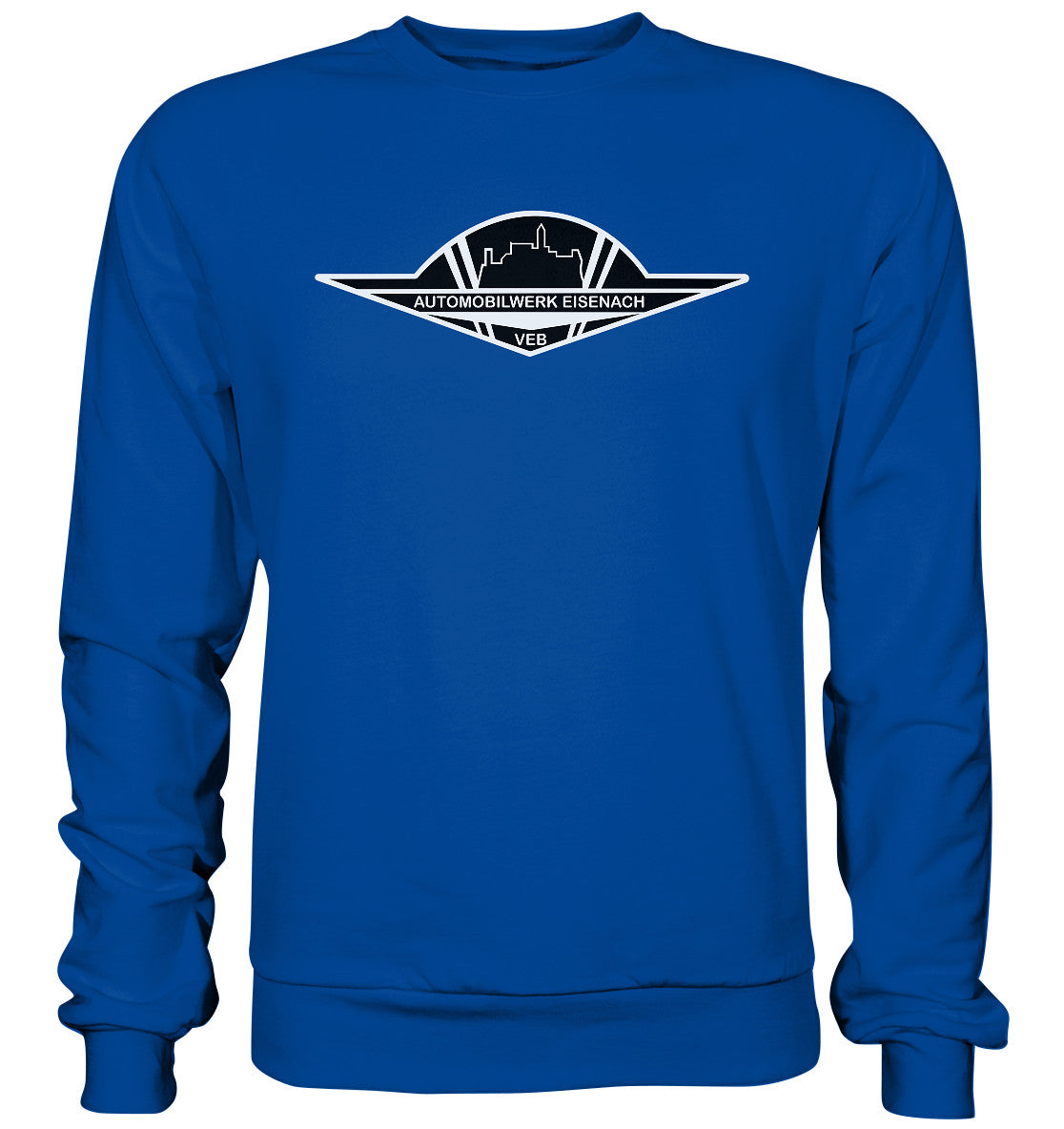 DDR Ostalgie Pullover Unisex • AUTOMOBILWERK EISENACH - monochrom