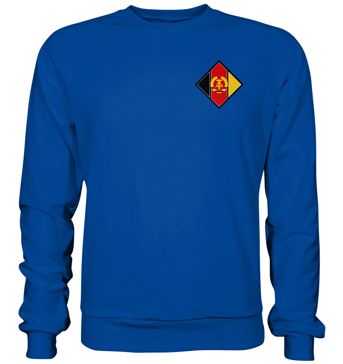 DDR Ostalgie Pullover Unisex • NVA LUFSTSTREITKRÄFTE - BRUST BADGE