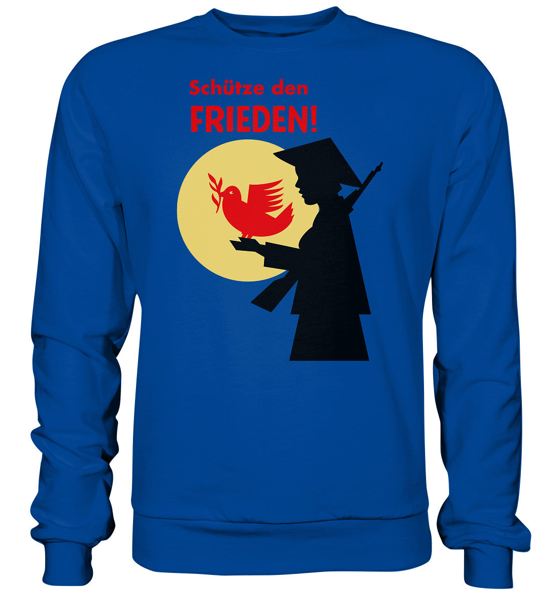 DDR Ostalgie Pullover Unisex • SCHÜTZE DEN FRIEDEN! SOLIDARITÄT MIT VIETNAM