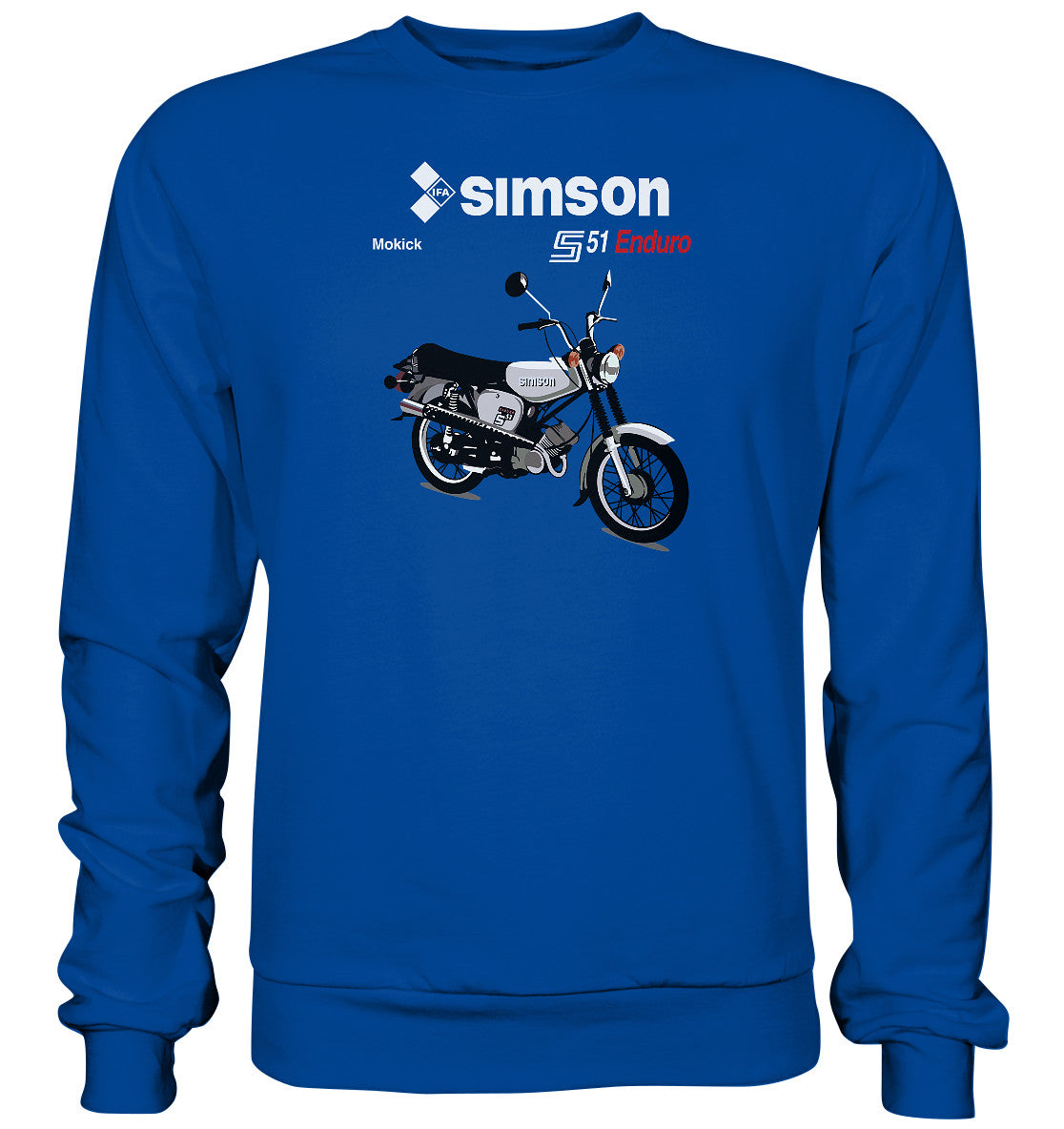 DDR Ostalgie Pullover Unisex • SIMSON ENDURO - ORIGINAL PROSPEKT
