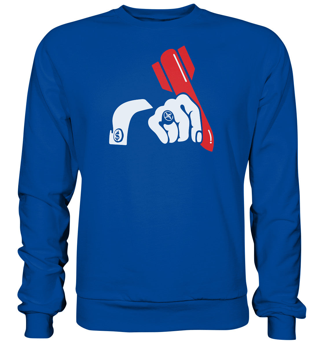 PULLOVER UNISEX • ANTI-NATO PERSHING FRIEDENSPLAKAT