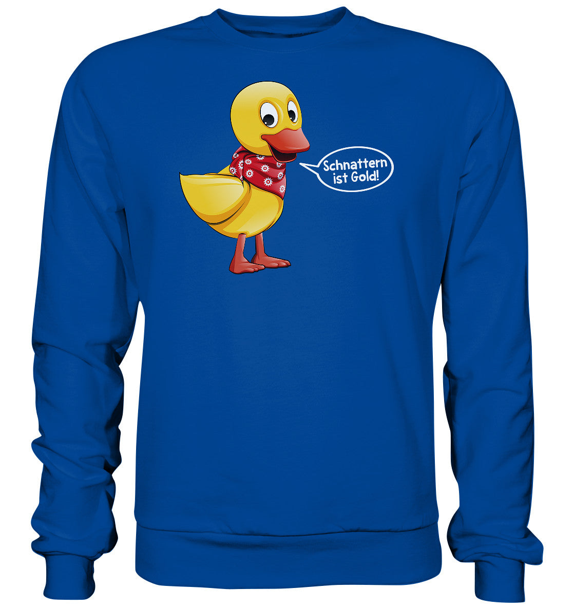 DDR Ostalgie Pullover Unisex • UNSER SANDMÄNNCHEN - SCHNATTERINCHEN - SCHNATTERN IST GOLD!