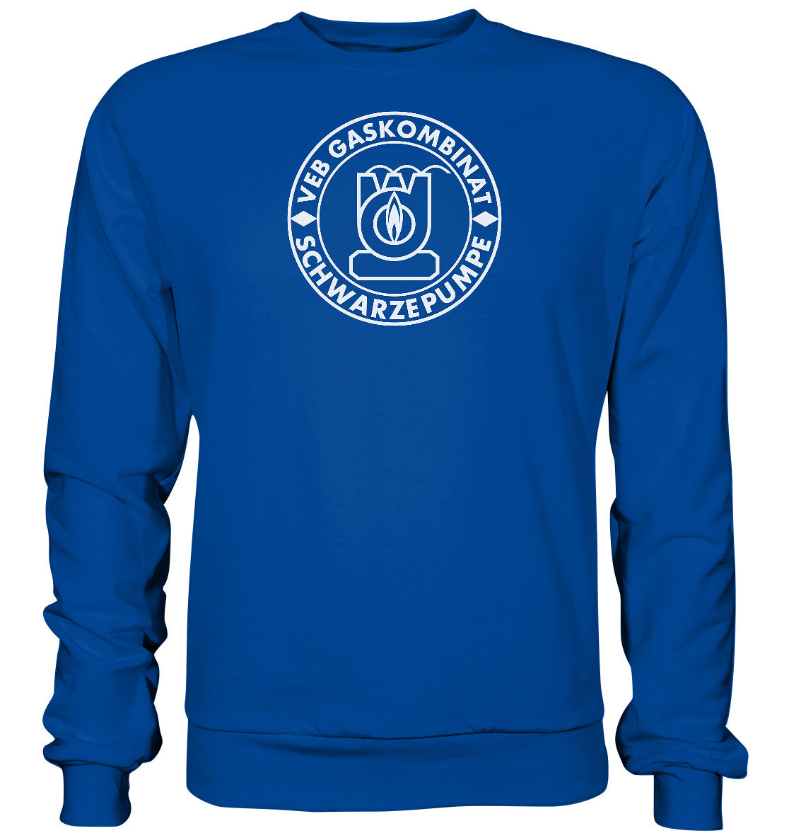 DDR Ostalgie Pullover Unisex • VEB GASKOMBINAT SCHWARZE PUMPE