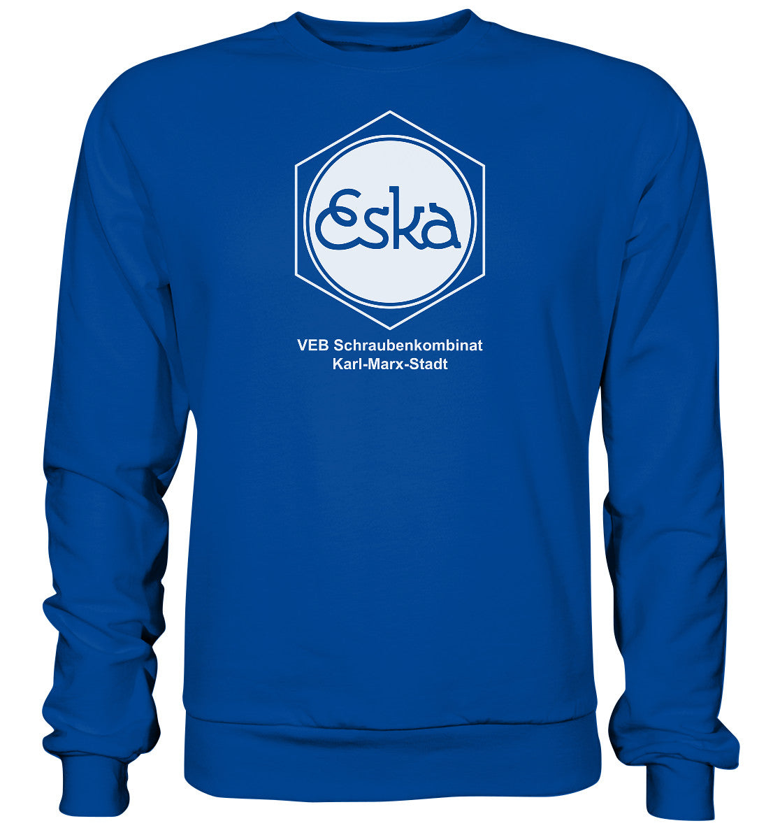 DDR Ostalgie Pullover Unisex • ESKA - VEB SCHRAUBENKOMBINAT KARL-MARX-STADT