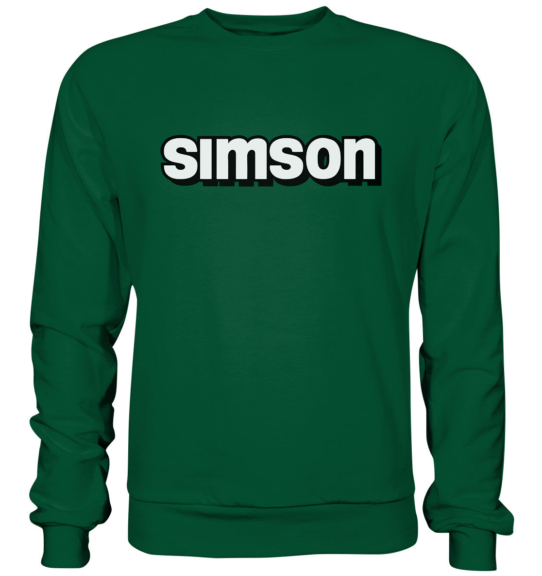 DDR Ostalgie Pullover Unisex • SIMSON - SCHRIFTZUG