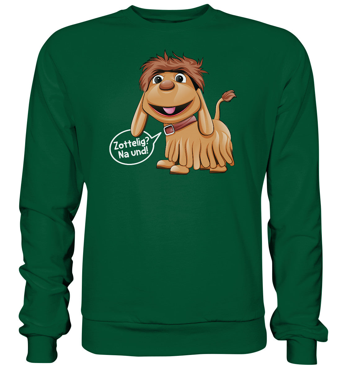 DDR Ostalgie Pullover Unisex • UNSER SANDMÄNNCHEN - MOPPI - ZOTTELIG? NA UND!