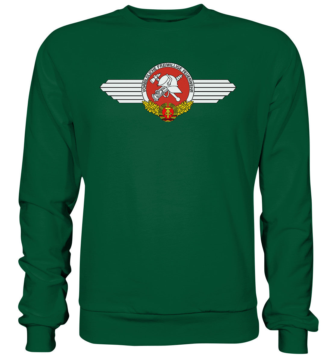 DDR Ostalgie Pullover Unisex • VORBILDLICHE FREIWILLIGE FEUERWEHR DER DDR