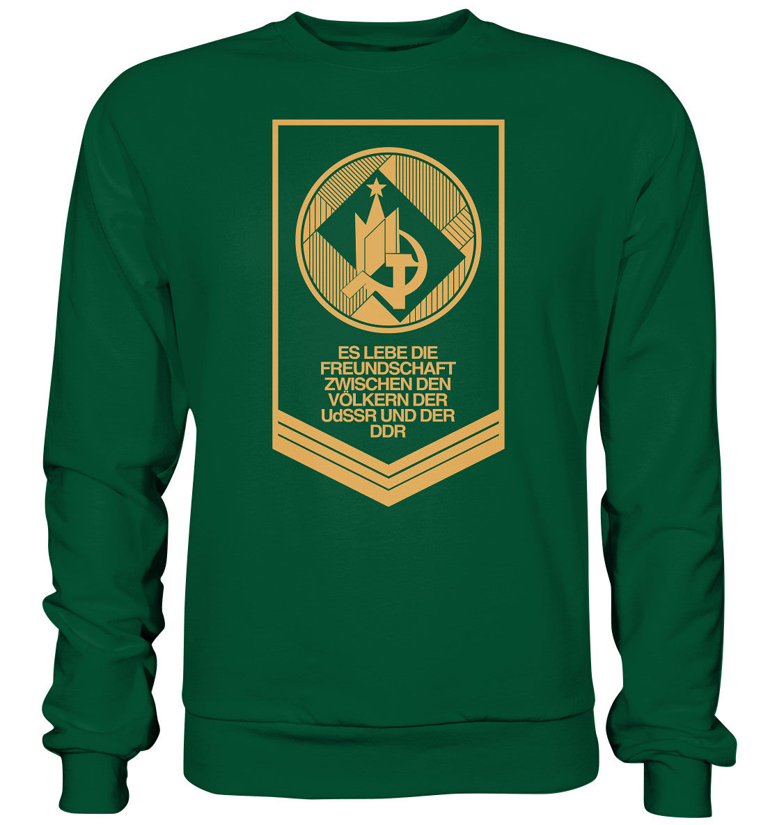 PULLOVER UNISEX • FREUNDSCHAFT UDSSR - DDR