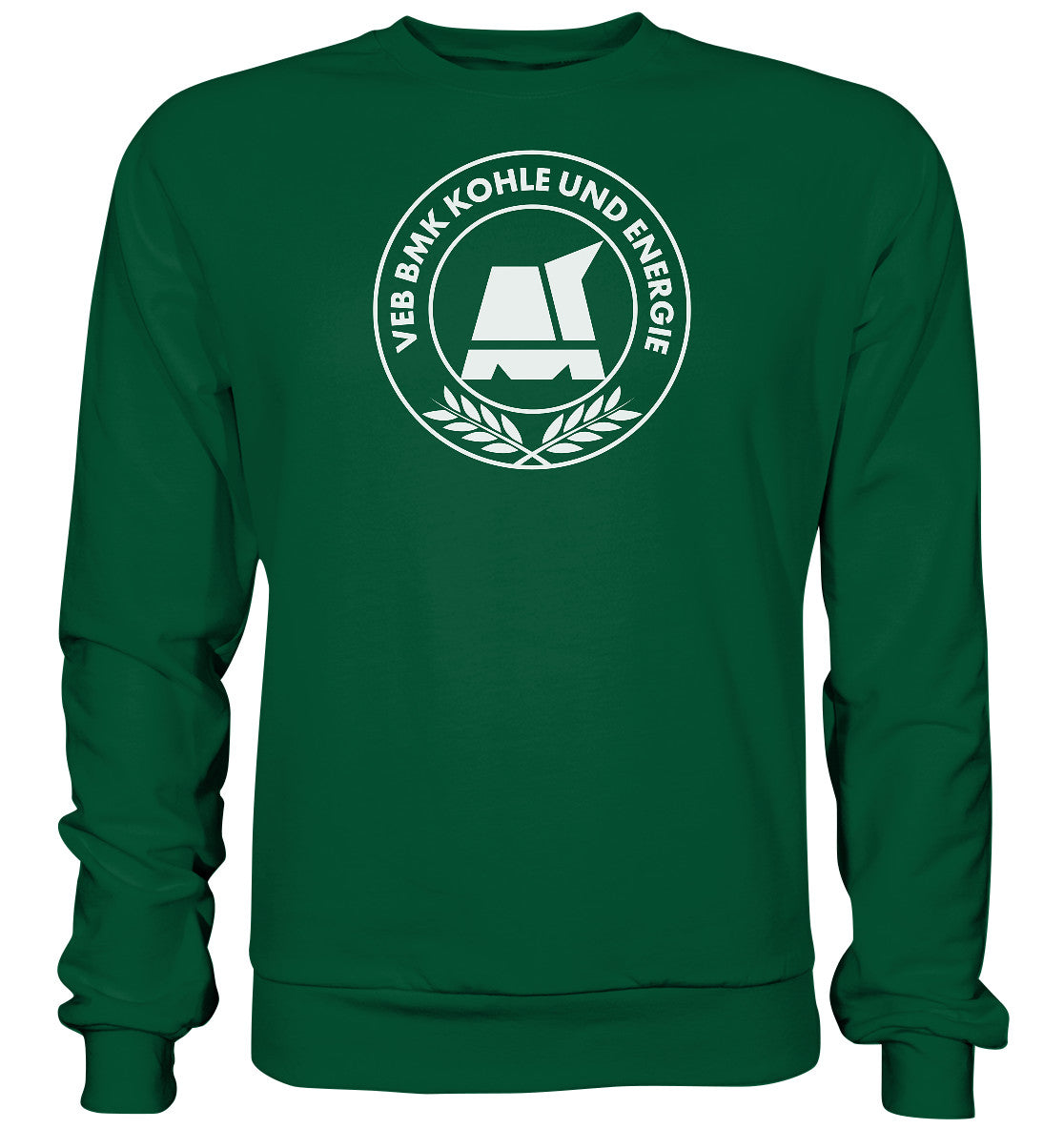 DDR Ostalgie Pullover Unisex • BMK BAU- UND MONTAGEKOMBINAT KOHLE UND ENERGIE