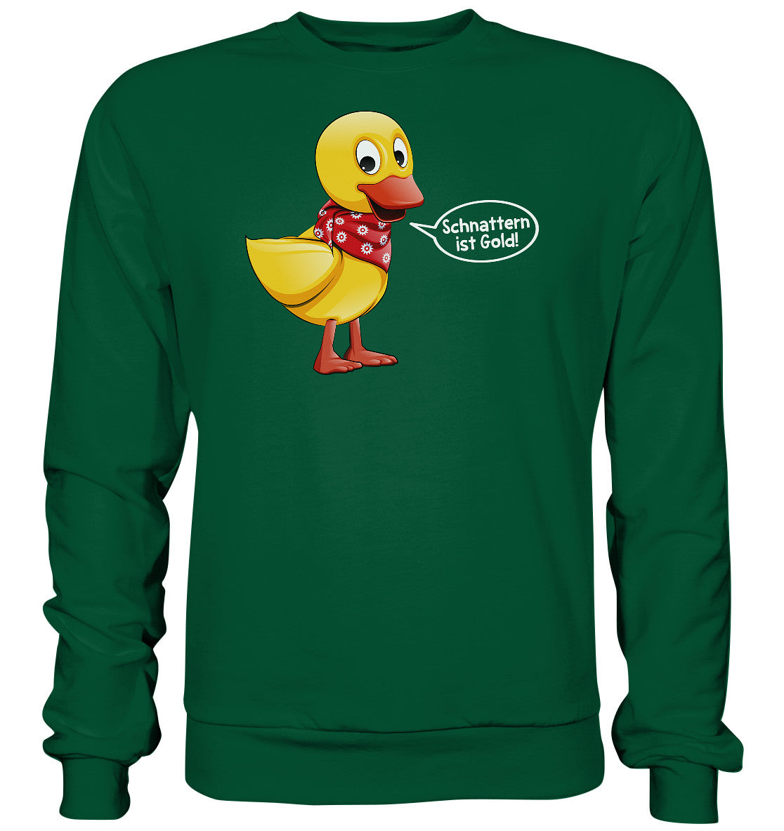 DDR Ostalgie Pullover Unisex • UNSER SANDMÄNNCHEN - SCHNATTERINCHEN - SCHNATTERN IST GOLD!