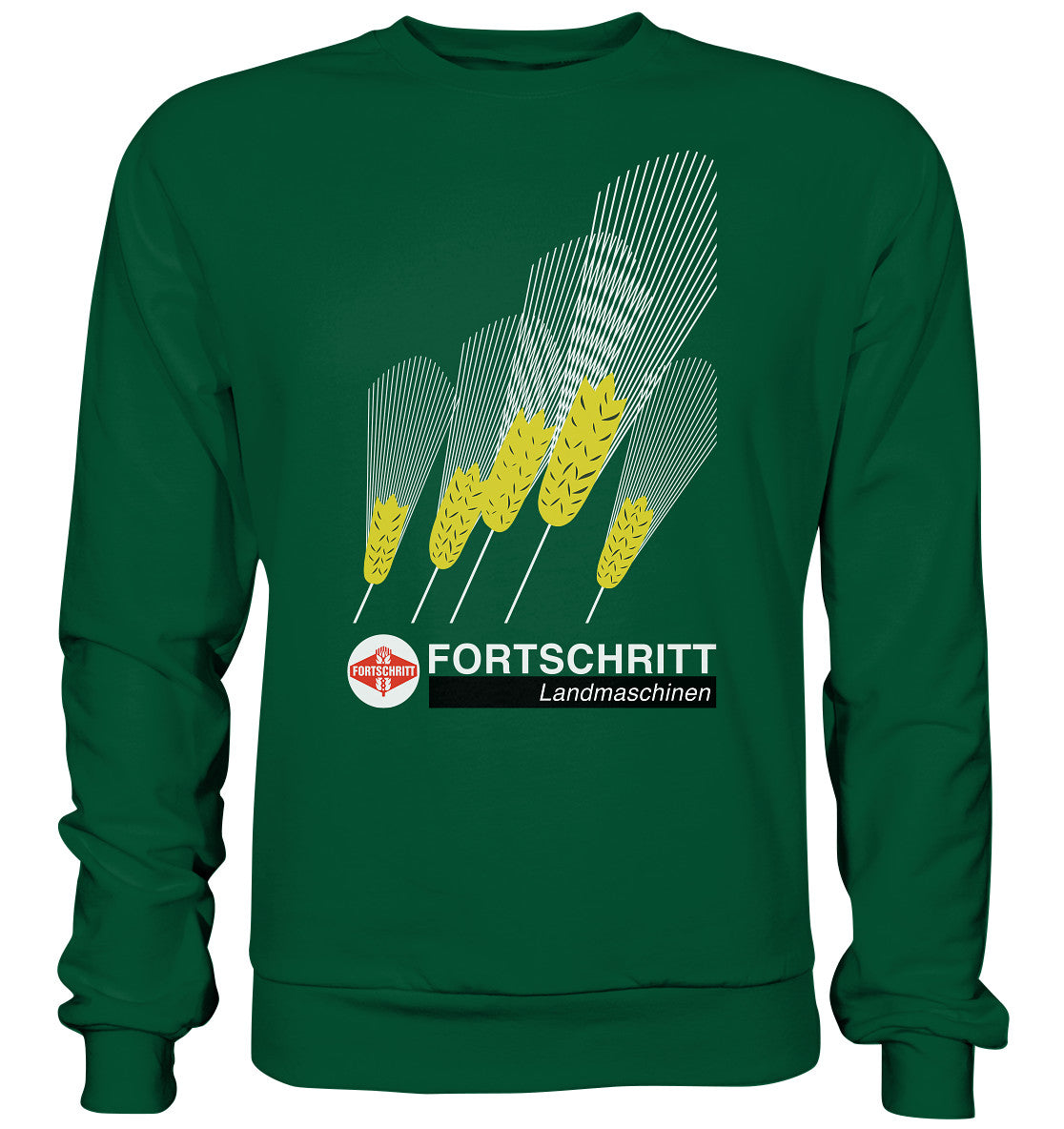 DDR Ostalgie Pullover Unisex • FORTSCHRITT LANDMASCHINEN - PLAKATMOTIV