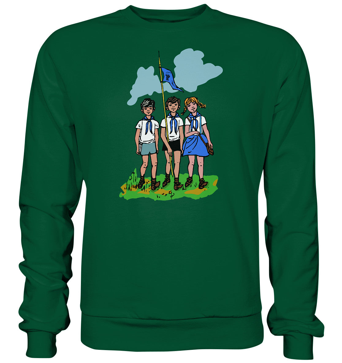 DDR Ostalgie Pullover Unisex • JUNGE PIONIERE - PIONIERAUSWEIS