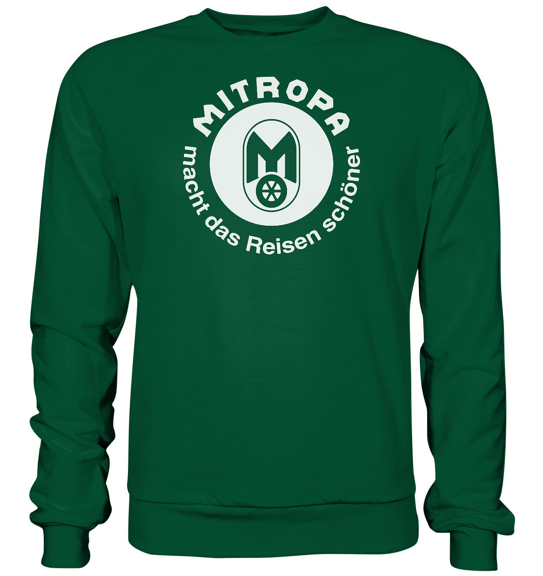 DDR Ostalgie Pullover Unisex • MITROPA MACHT DAS REISEN SCHÖNER - dunkel