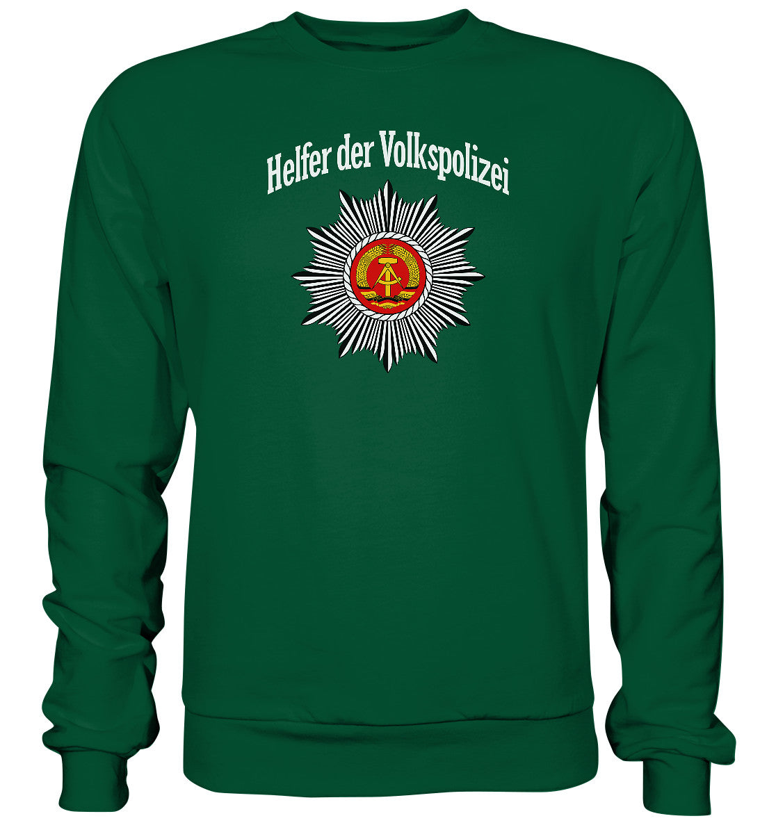 DDR Ostalgie Pullover Unisex • HELFER DER VOLKSPOLIZEI