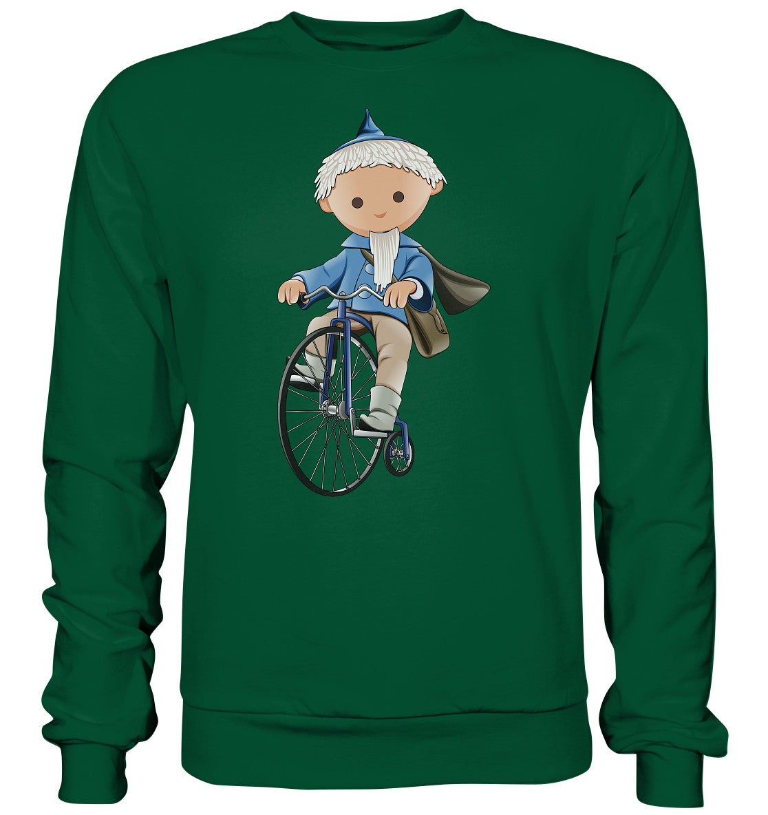 DDR Ostalgie Pullover Unisex • UNSER SANDMÄNNCHEN - AUF DEM HOCHRAD - BLAU (PU-97, 1969)