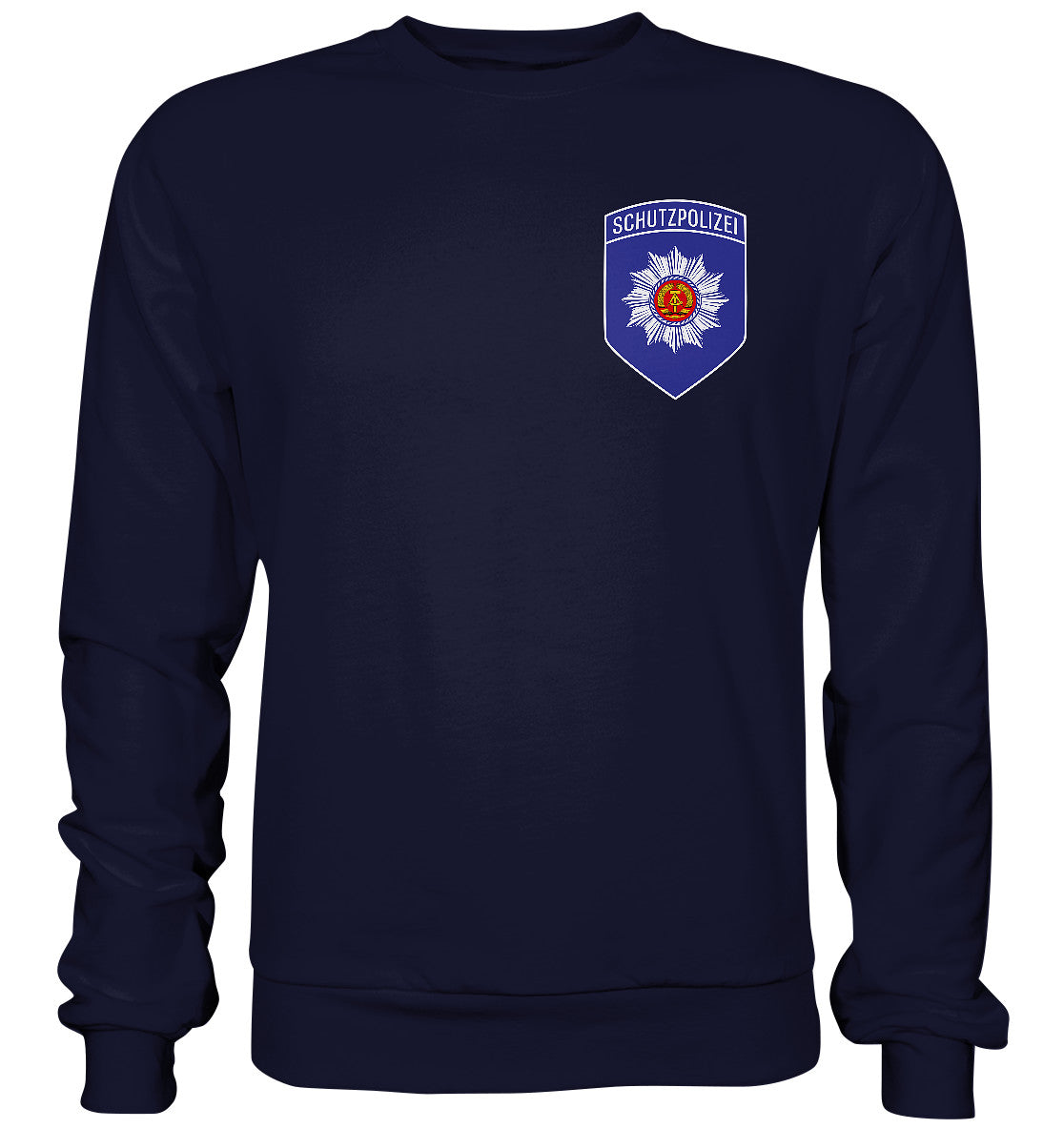 DDR Ostalgie Pullover Unisex • ZK - ZENTRALE KRÄFTE SCHUTZPOLIZEI