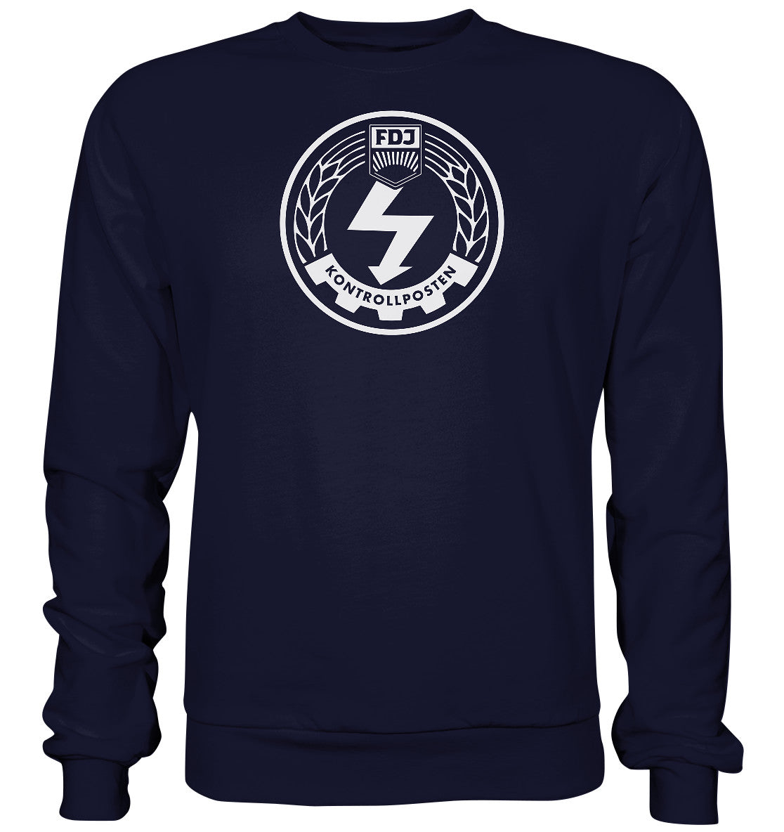 DDR Ostalgie Pullover Unisex • FDJ KONTROLLPOSTEN