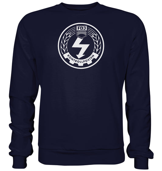 DDR Ostalgie Pullover Unisex • FDJ KONTROLLPOSTEN
