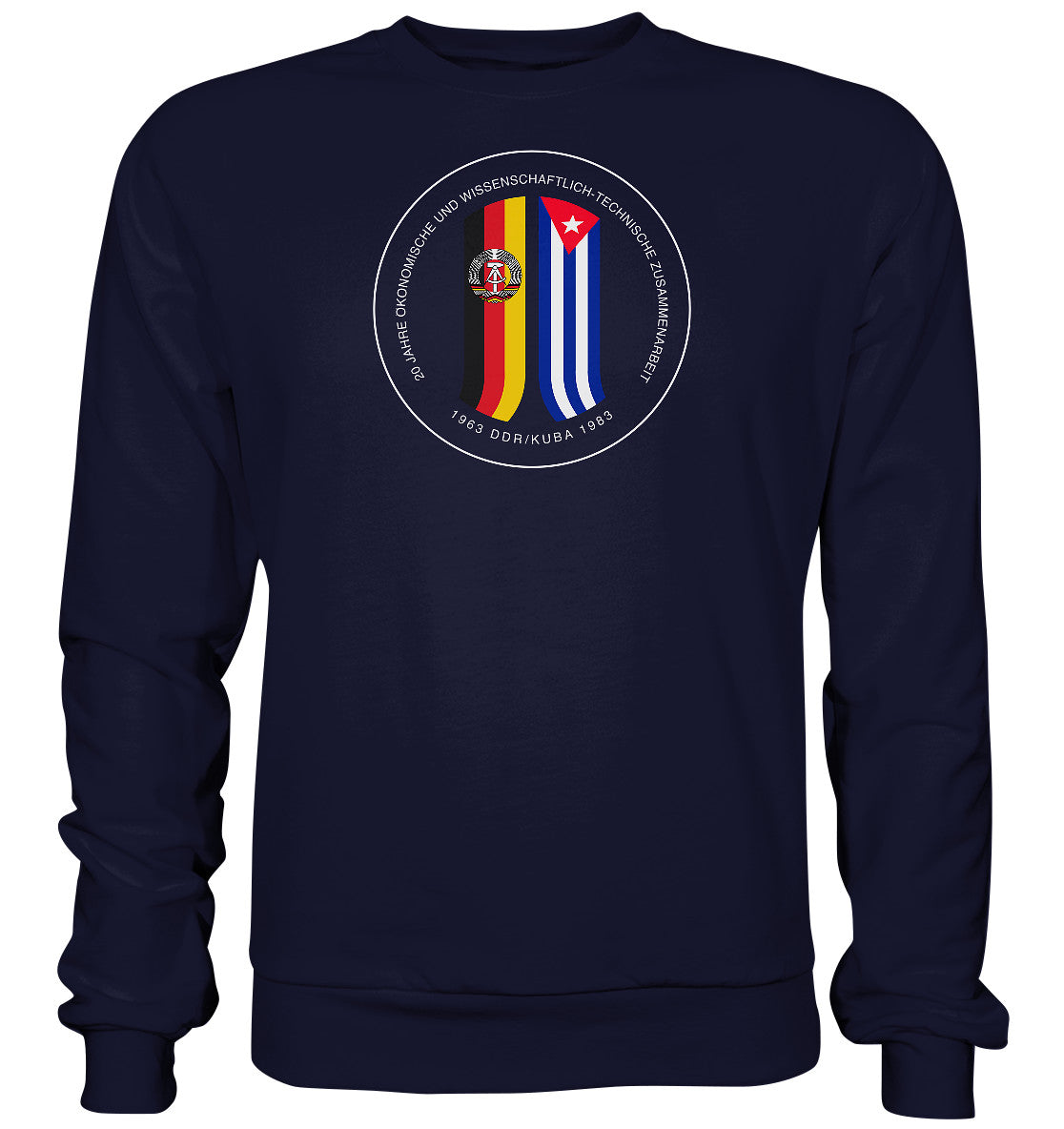 PULLOVER UNISEX • 20 JAHRE ZUSAMMENARBEIT DDR-KUBA
