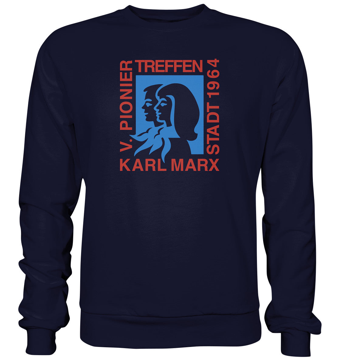 DDR Ostalgie Pullover Unisex • 5. PIONIERTREFFEN KARL-MARX-STADT