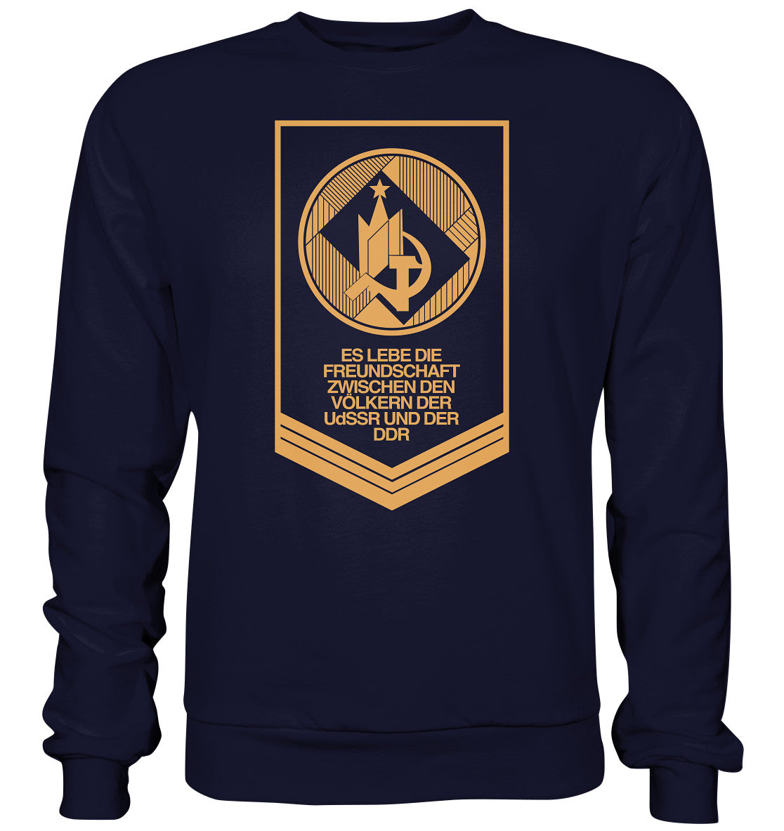 PULLOVER UNISEX • FREUNDSCHAFT UDSSR - DDR