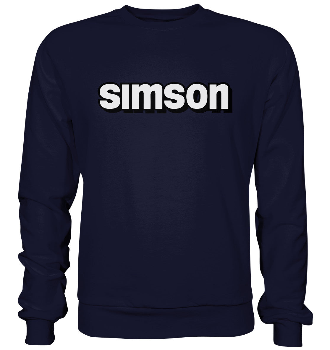 DDR Ostalgie Pullover Unisex • SIMSON - SCHRIFTZUG