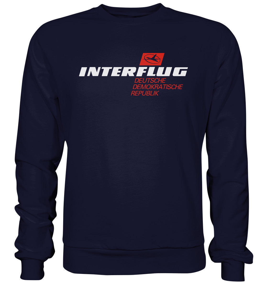 DDR Ostalgie Pullover Unisex • INTERFLUG - dunkel
