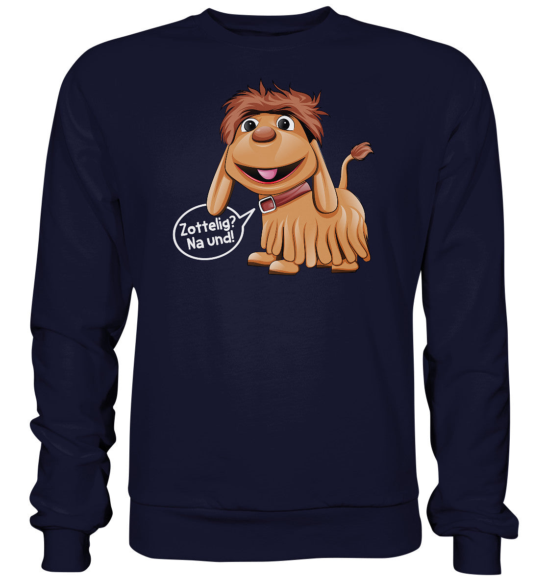 DDR Ostalgie Pullover Unisex • UNSER SANDMÄNNCHEN - MOPPI - ZOTTELIG? NA UND!