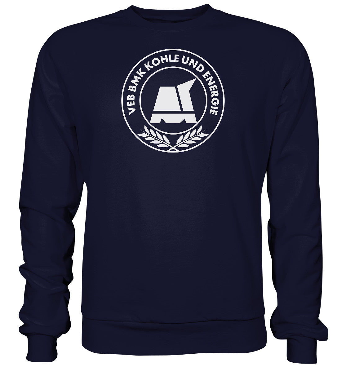 DDR Ostalgie Pullover Unisex • BMK BAU- UND MONTAGEKOMBINAT KOHLE UND ENERGIE