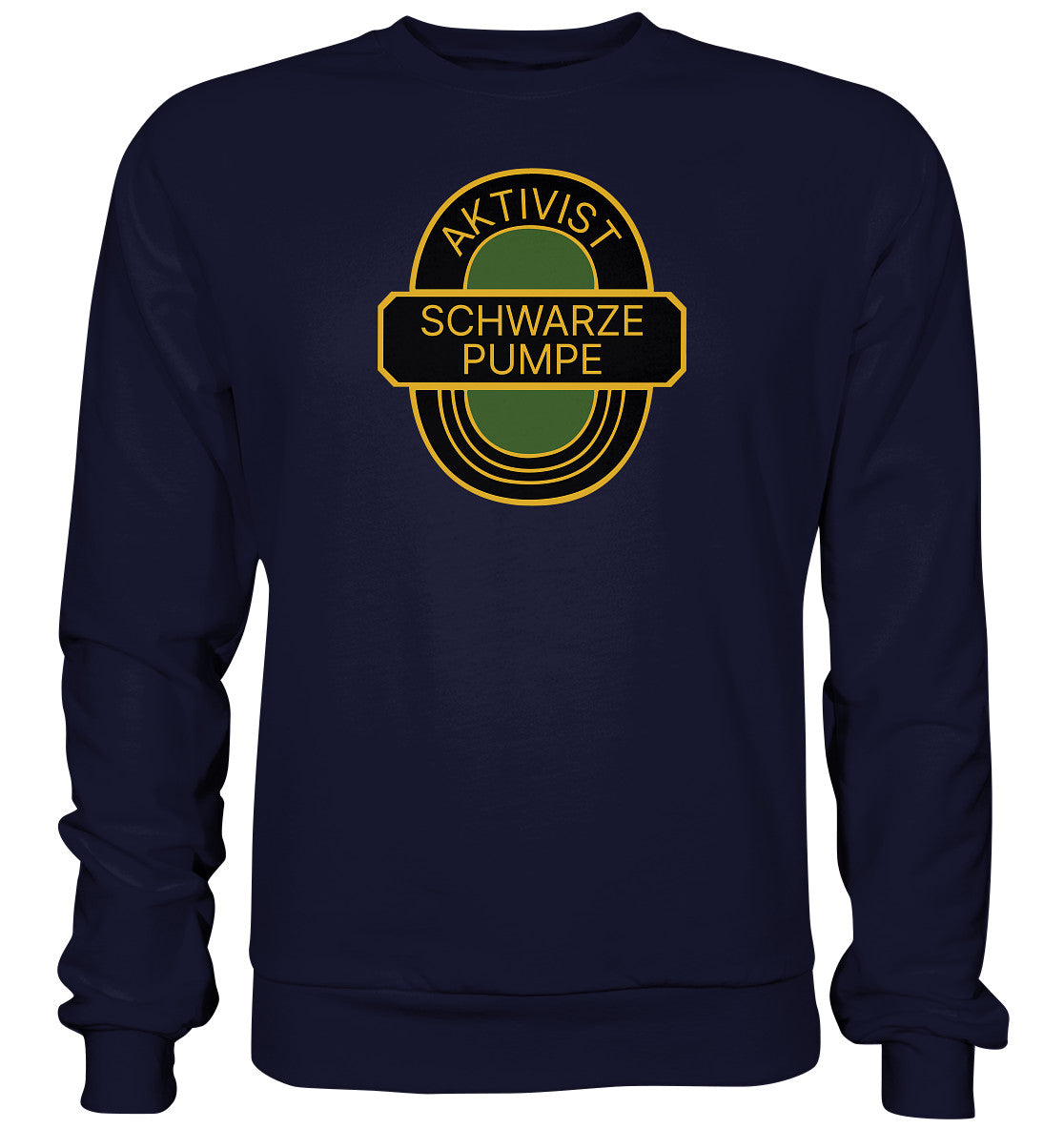 DDR Ostalgie Pullover Unisex • AKTIVIST SCHWARZE PUMPE