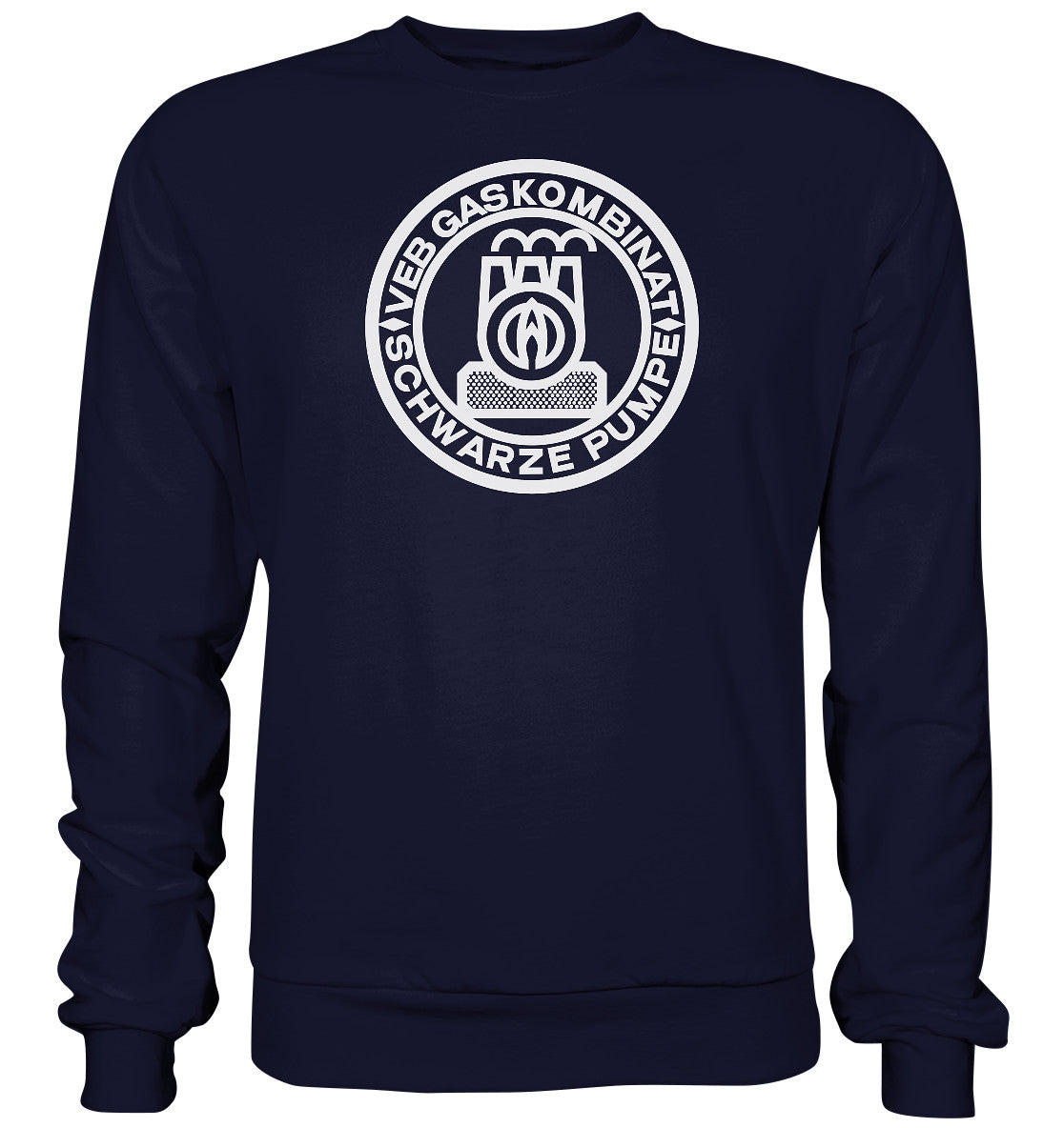 DDR Ostalgie Pullover Unisex • GASKOMBINAT SCHWARZE PUMPE