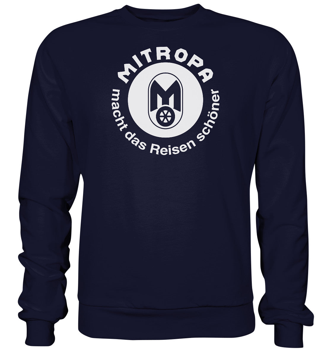 DDR Ostalgie Pullover Unisex • MITROPA MACHT DAS REISEN SCHÖNER - dunkel