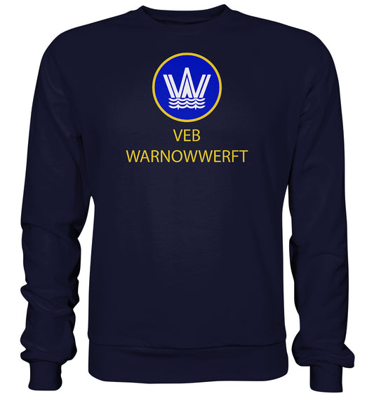 DDR Ostalgie Pullover Unisex • VEB WARNOWWERFT WARNEMÜNDE
