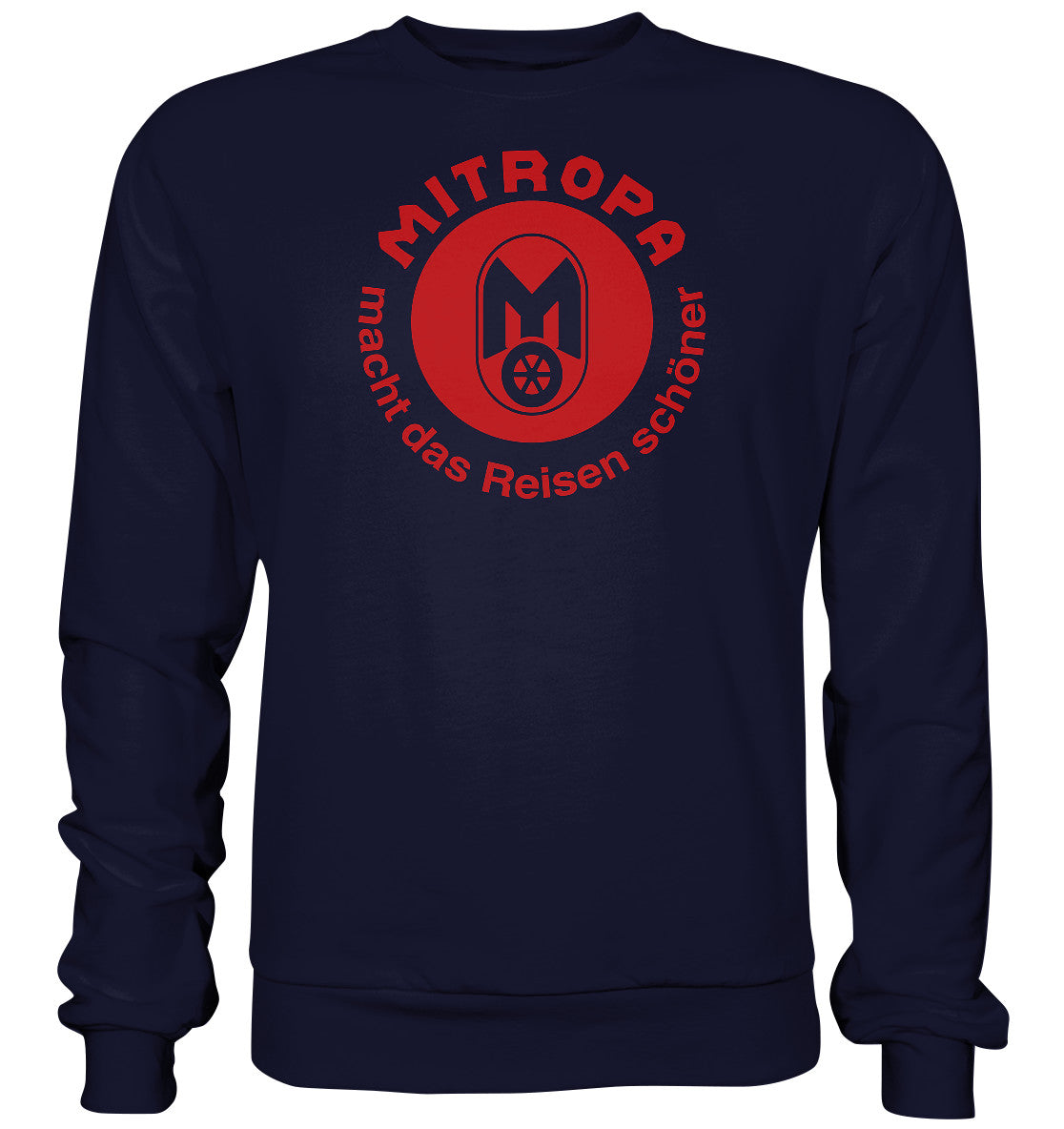 DDR Ostalgie Pullover Unisex • MITROPA MACHT DAS REISEN SCHÖNER - dunkel