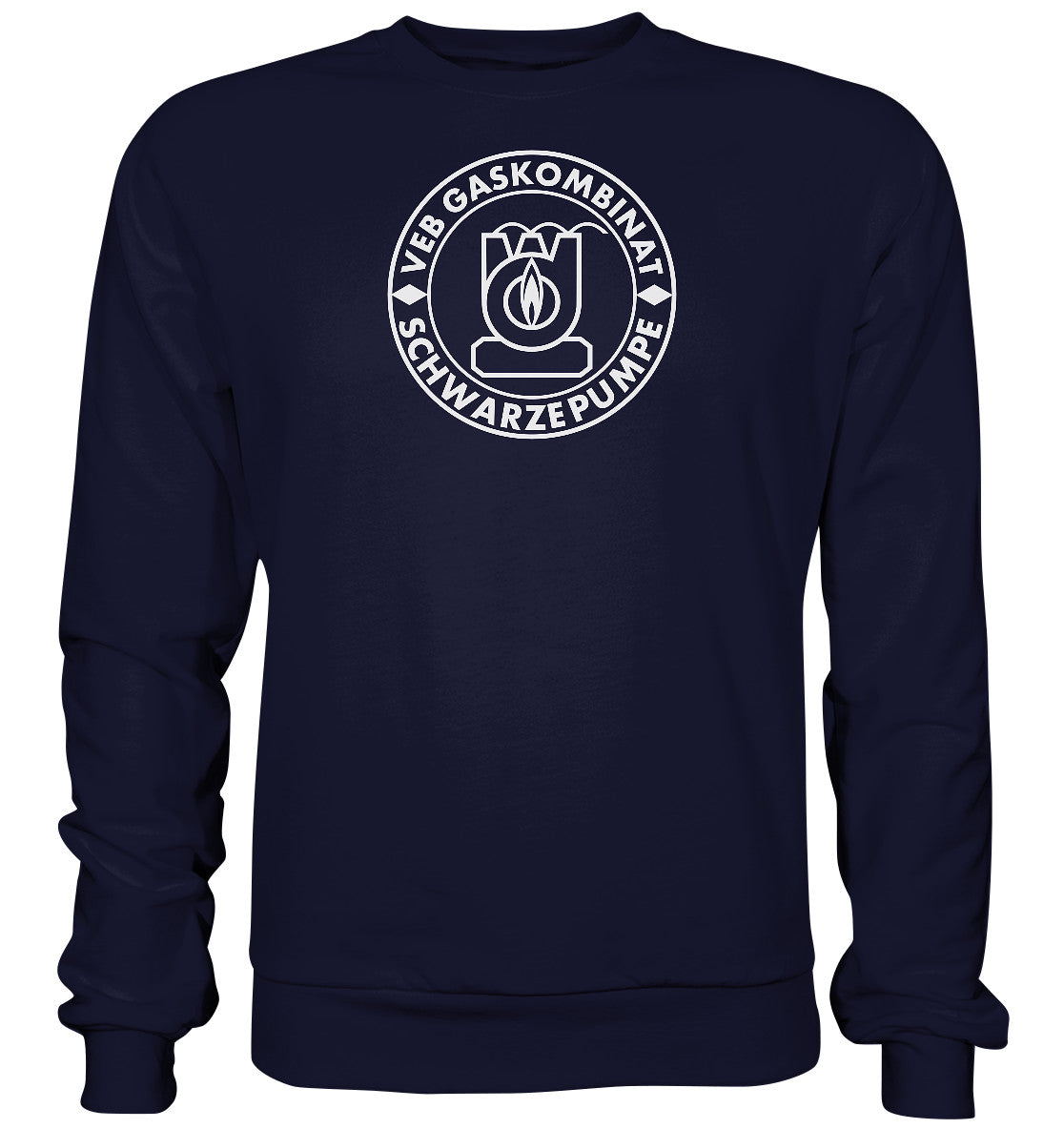 DDR Ostalgie Pullover Unisex • VEB GASKOMBINAT SCHWARZE PUMPE