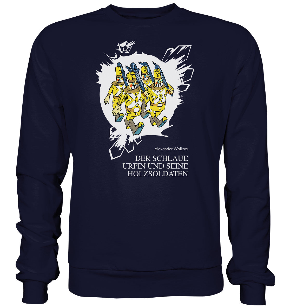 DDR Ostalgie Pullover Unisex • WOLKOW - DER SCHLAUE URFIN UND SEINE HOLZSOLDATEN