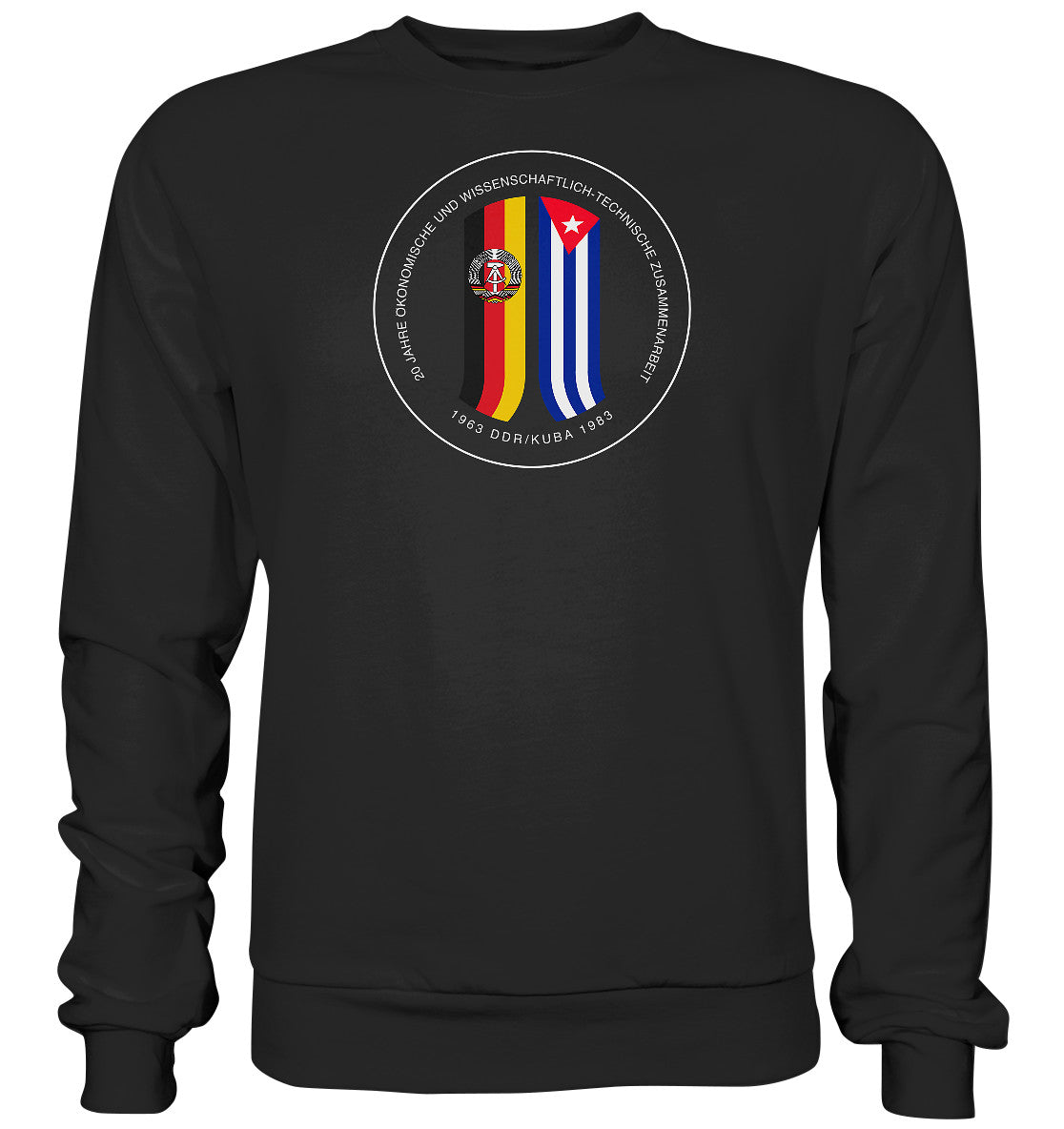 PULLOVER UNISEX • 20 JAHRE ZUSAMMENARBEIT DDR-KUBA
